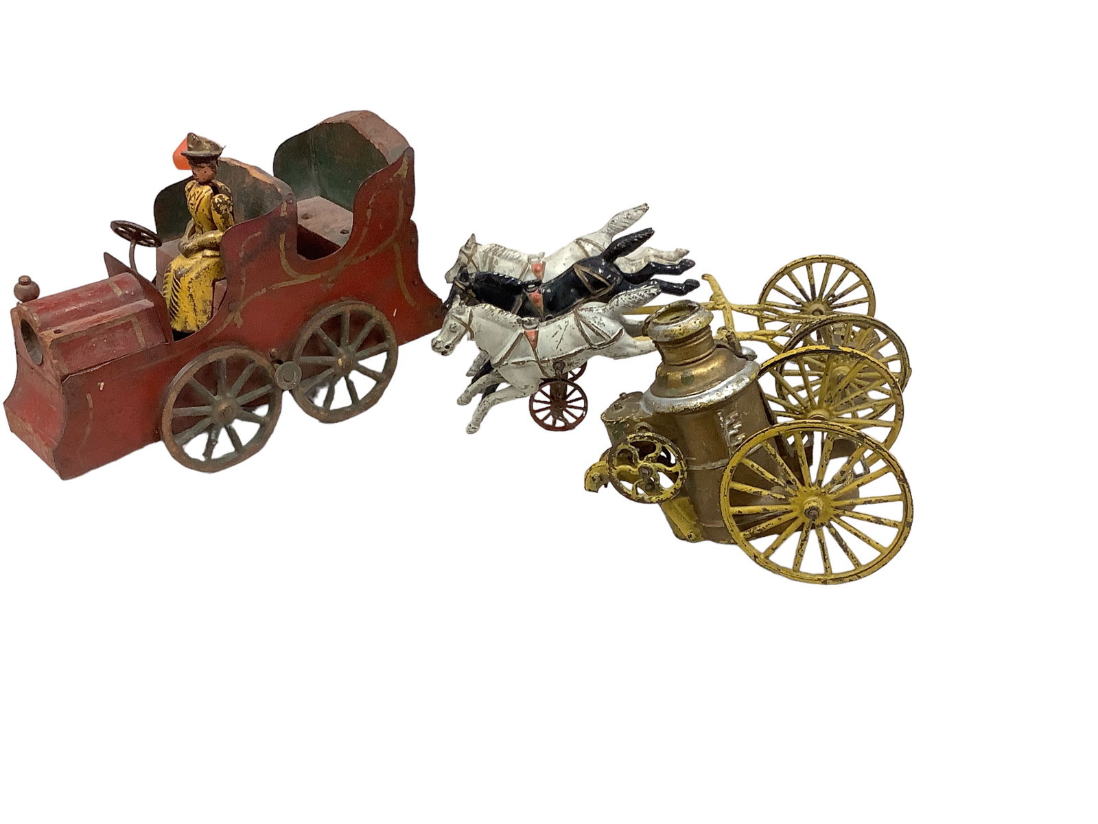 Wood and Cast Iron Transportation Toys (1 of 12)