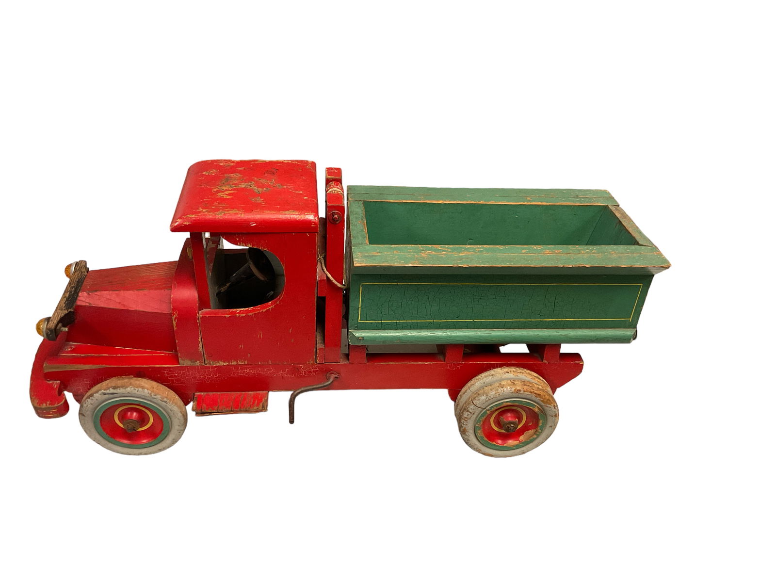 Vintage Red Wooden Truck (1 of 4)