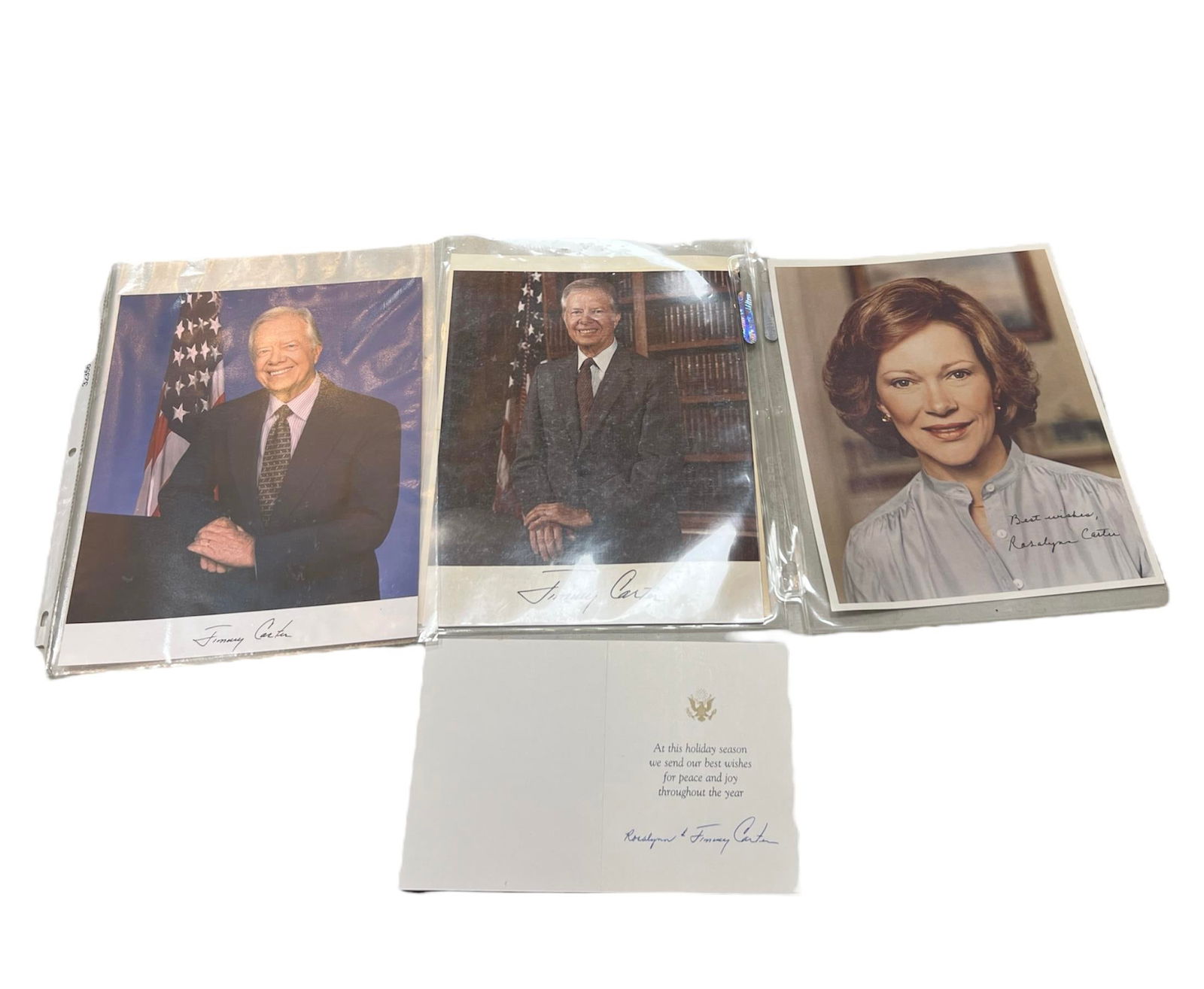 Signed Political Photos Including Jimmy Carter and Rosalynn Carter (1 of 1)