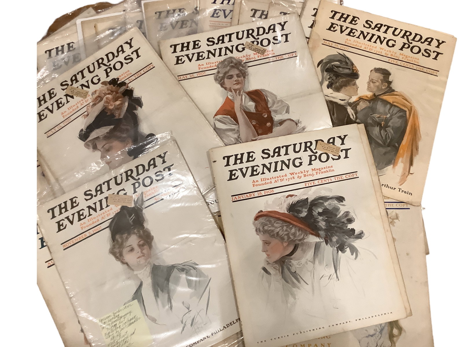 The Saturday Evening Post: The Saturday Evening Post 39 Saturday Evening Posts. 1902 to 1908.