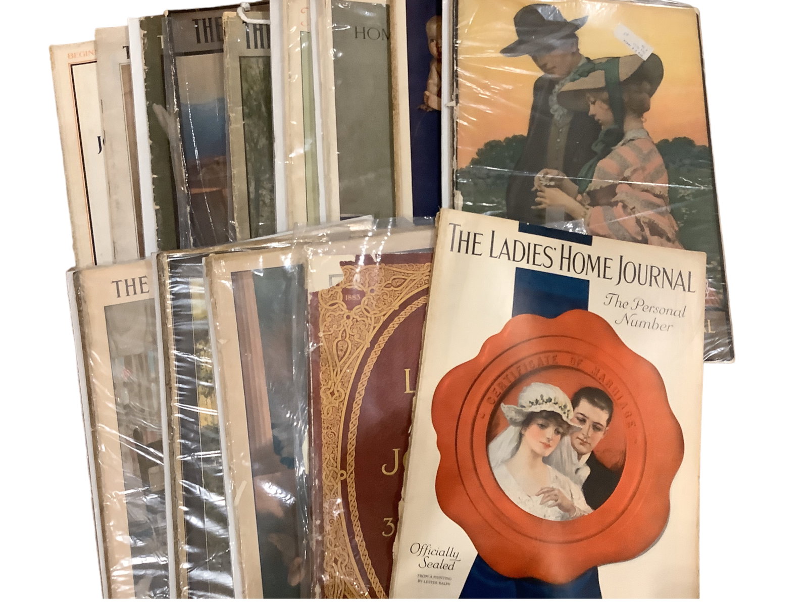 The Ladiesí Home Journal: The Ladiesí Home Journal 14 Ladiesí Home Journal magazines. Most in plastic. 1905 to 1918.