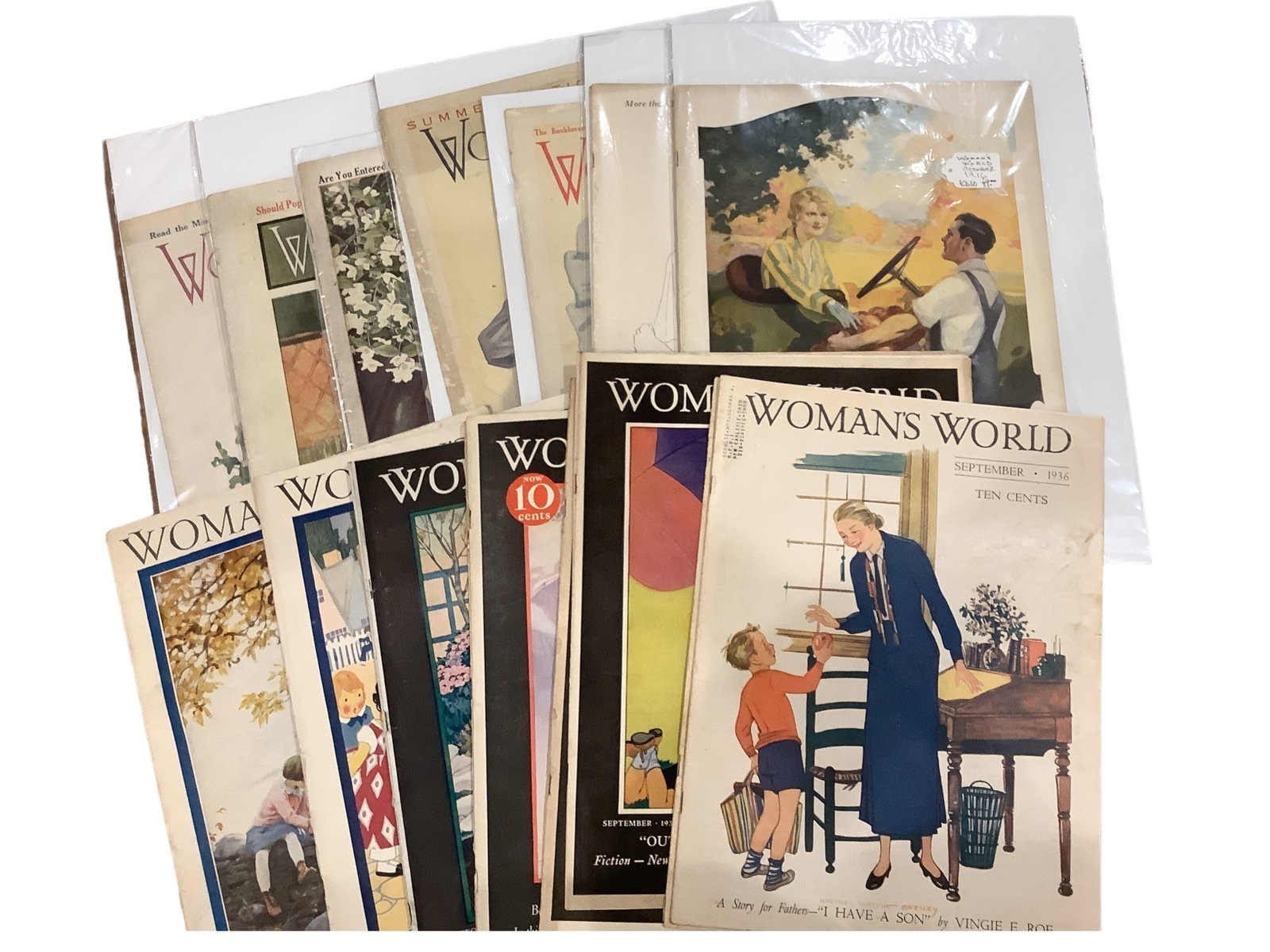 Womanís World Magazines: Womanís World Magazines 15 magazines. 1913-1939.