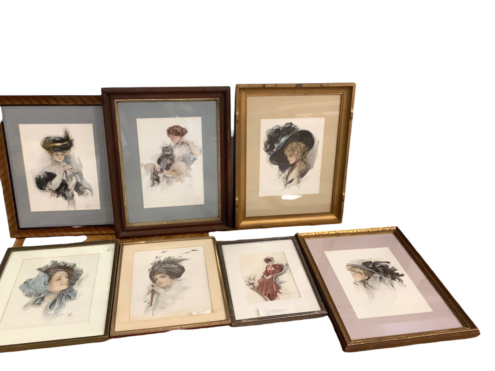 Early 20th Century Framed Illustrations, Harrison Fisher (1 of 15)