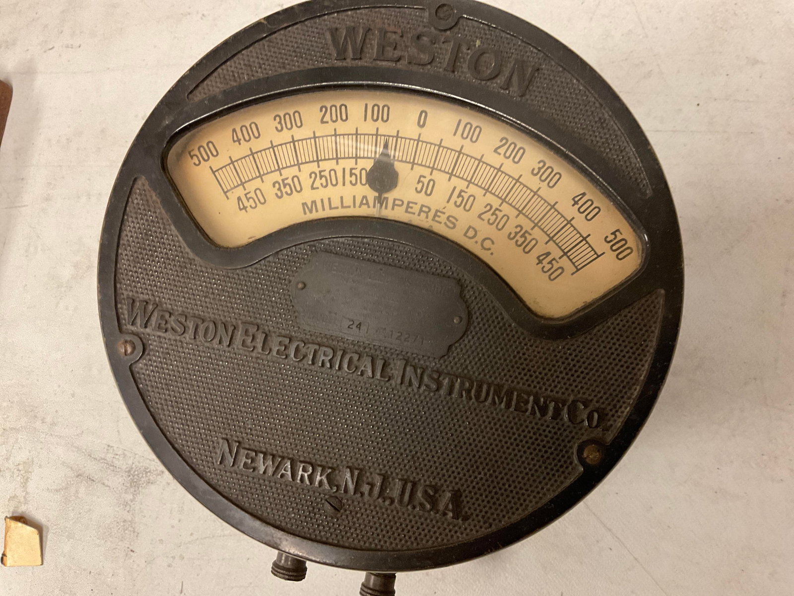 Western Union Items: Western Union Items Milliamperes DC