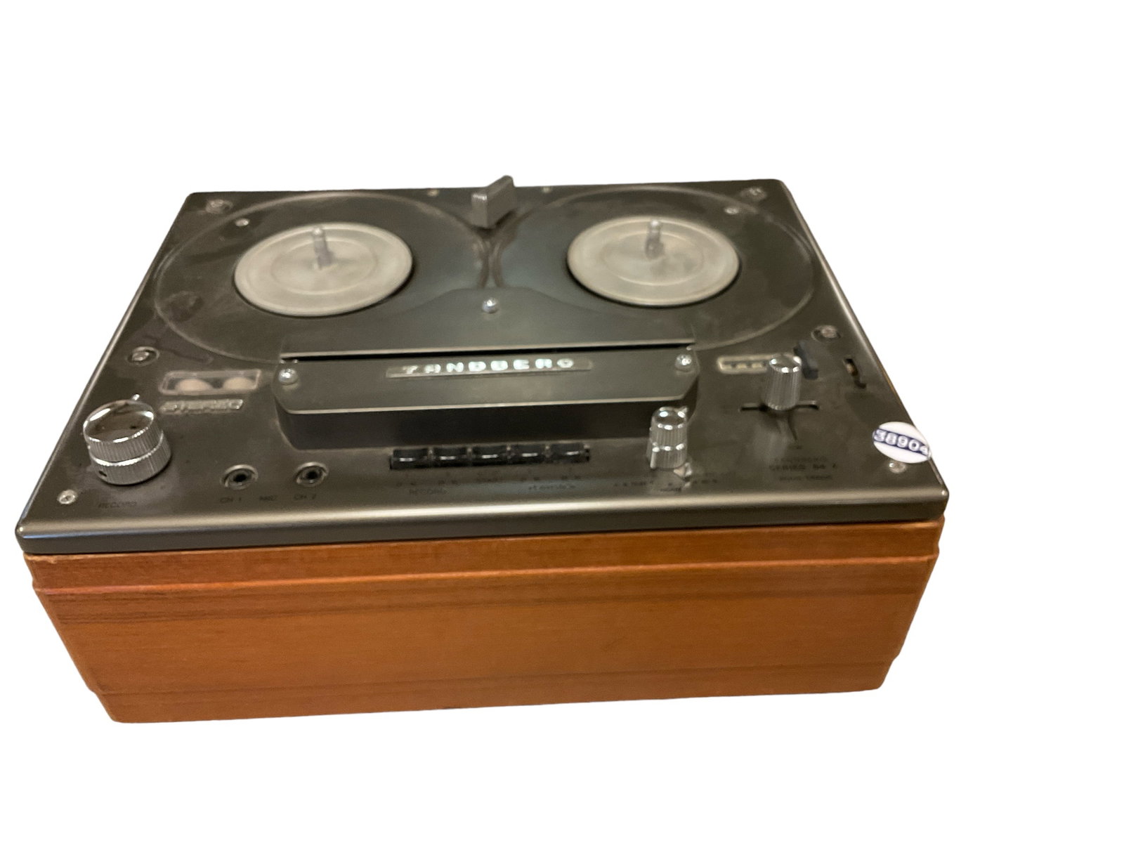 Tandbero Four-Track Reel-to-Reel Recorder: Tandbero Four-Track Reel-to-Reel Recorder Series 64x. 14 x 12 x 6 inches.