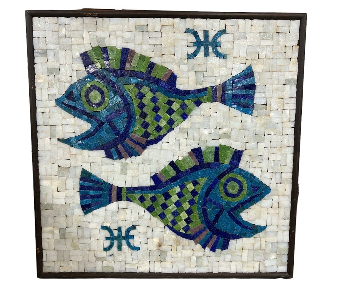 Mosaic Fish Mural (1 of 4)