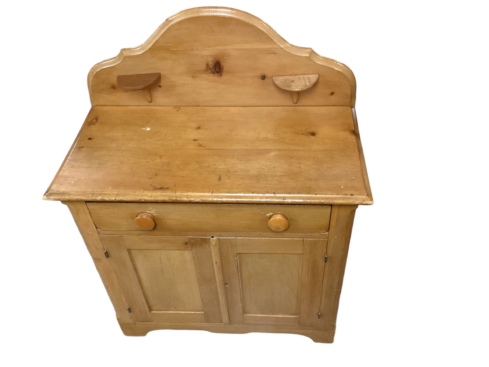 Pine Single Drawer Wash Stand (1 of 2)