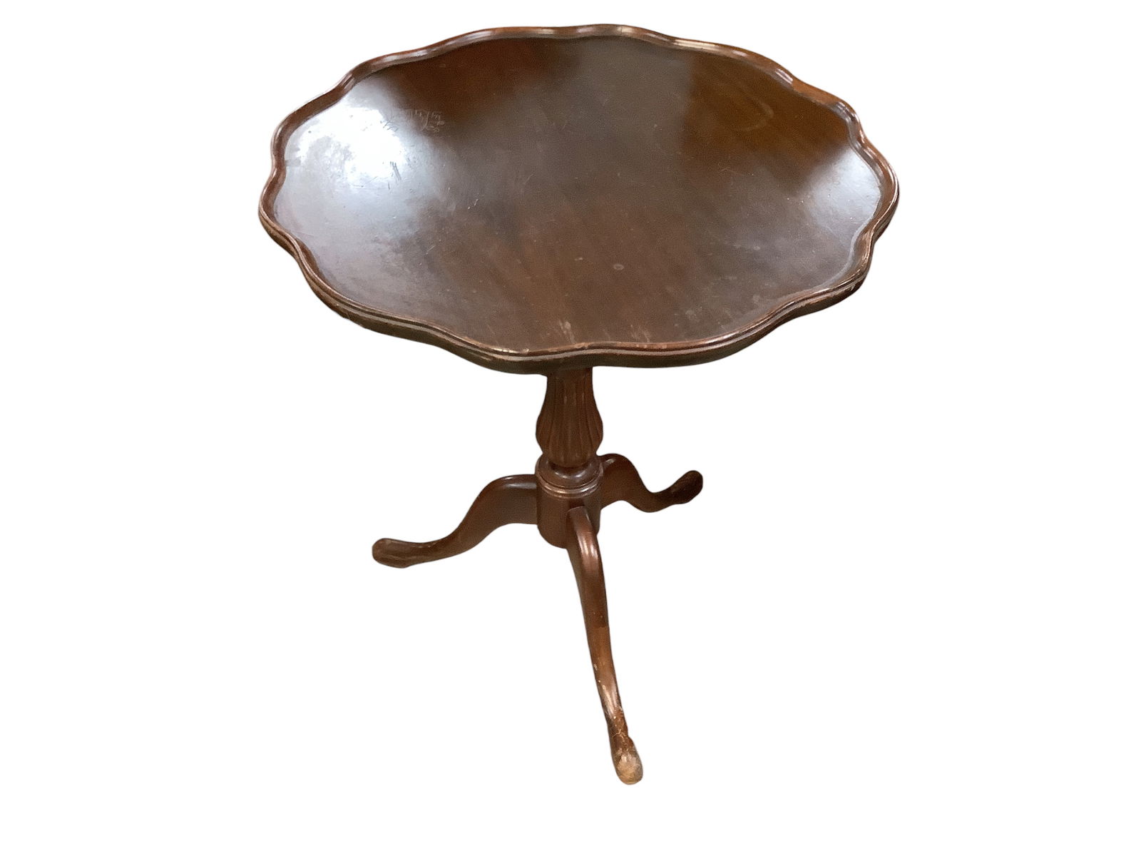 Mahogany Pie Crust Table (1 of 2)