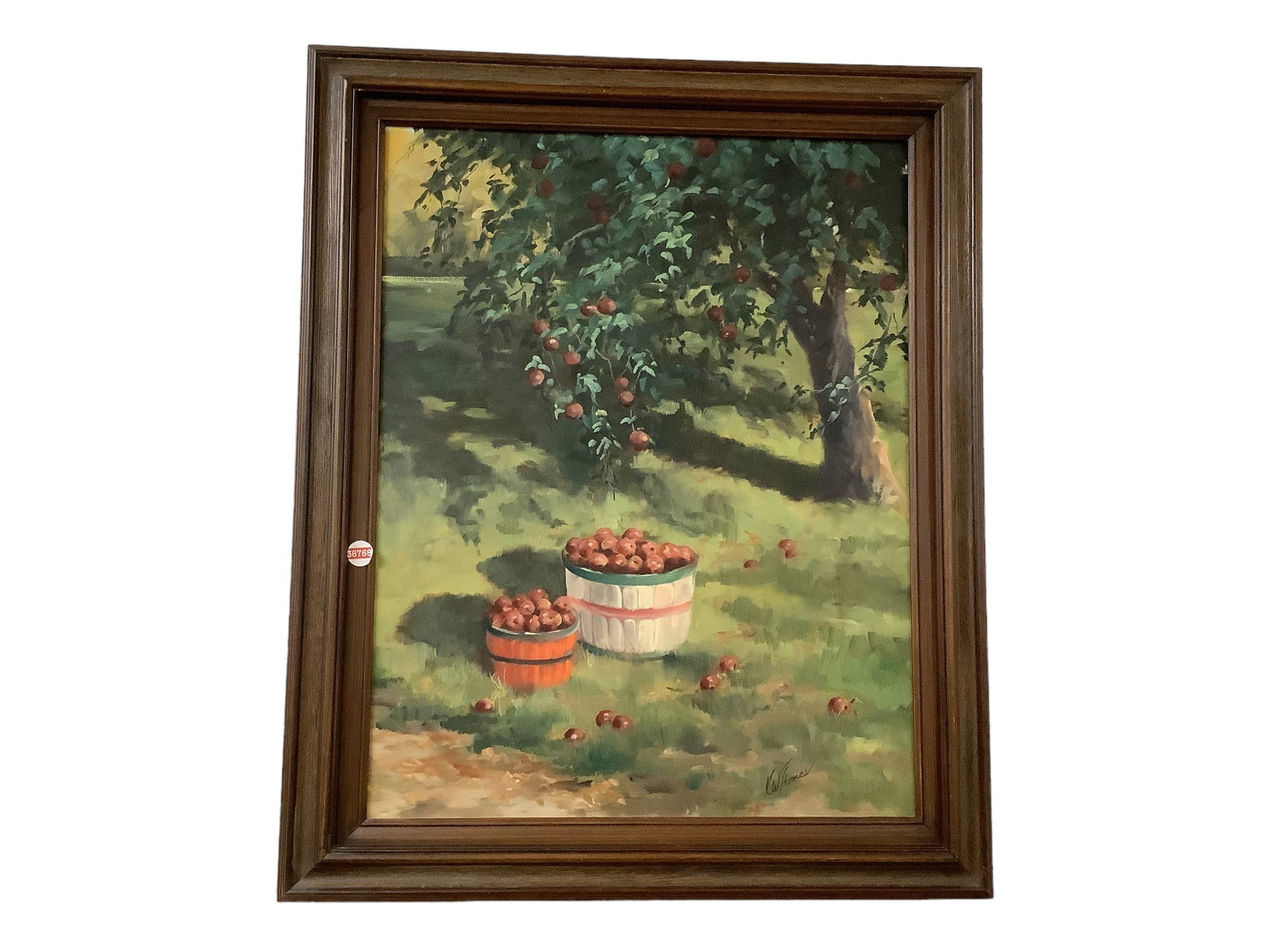 Apple Orchard Print on Canvas: Apple Orchard Print on Canvas 28î x 34î