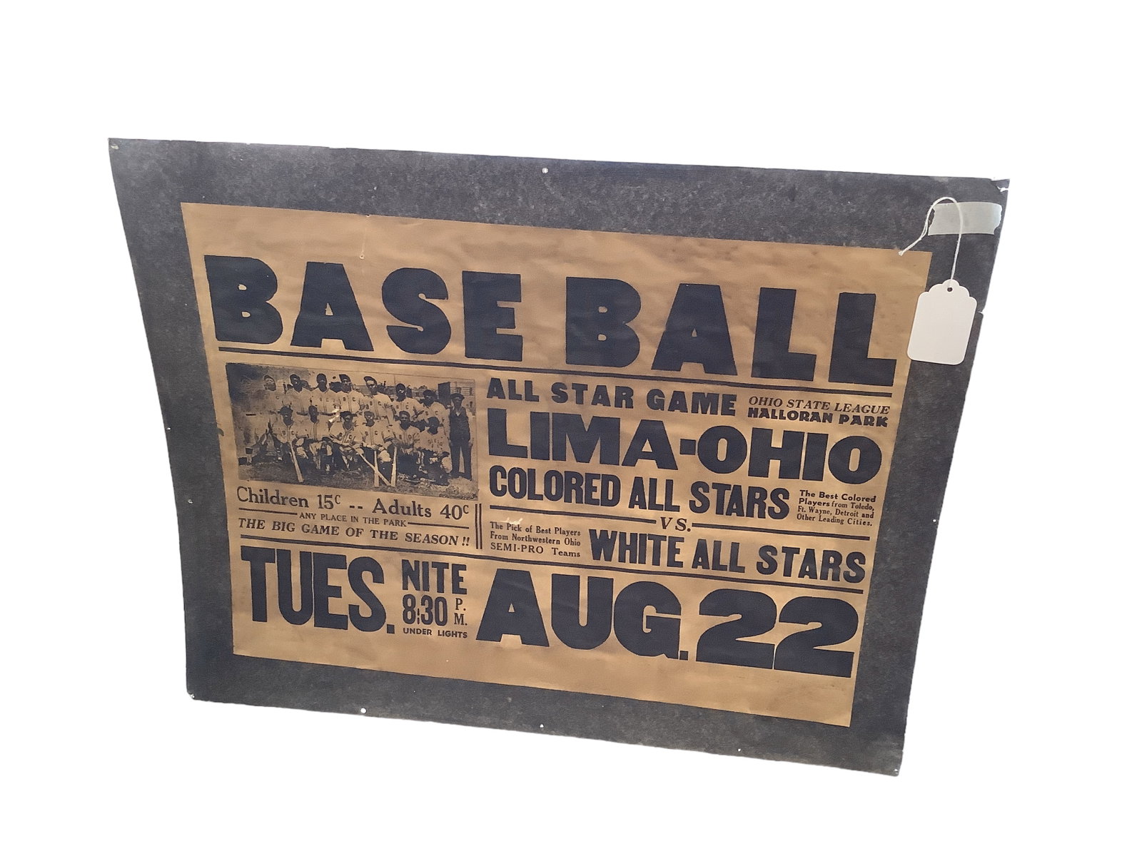 Vintage Baseball Advertisement: Vintage Baseball Advertisement 28î x 22î