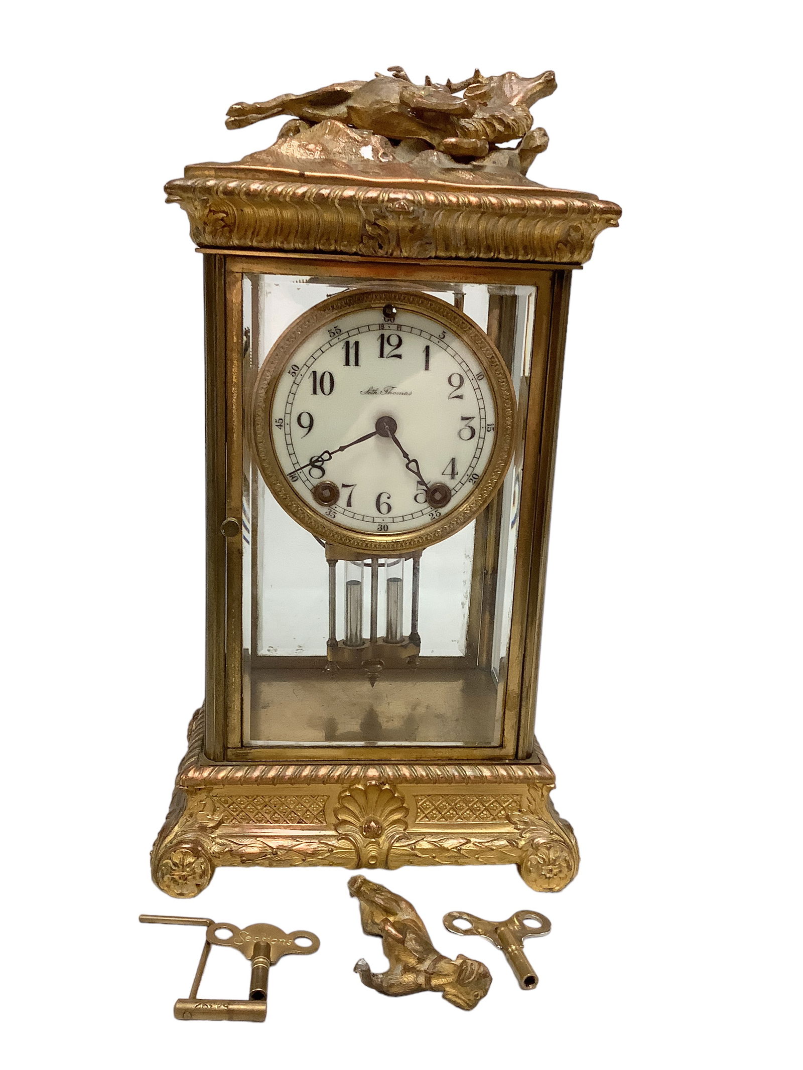 Seth Thomas Crystal Regulator Clock (1 of 8)
