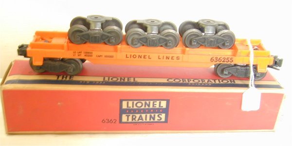 LIONEL #6362 RAIL TRUCK CAR W/BOX