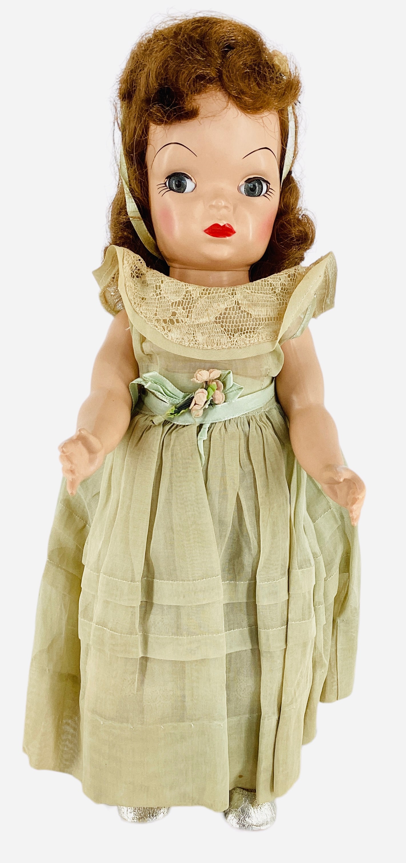Mary Jane hard plastic walking doll. (1 of 4)