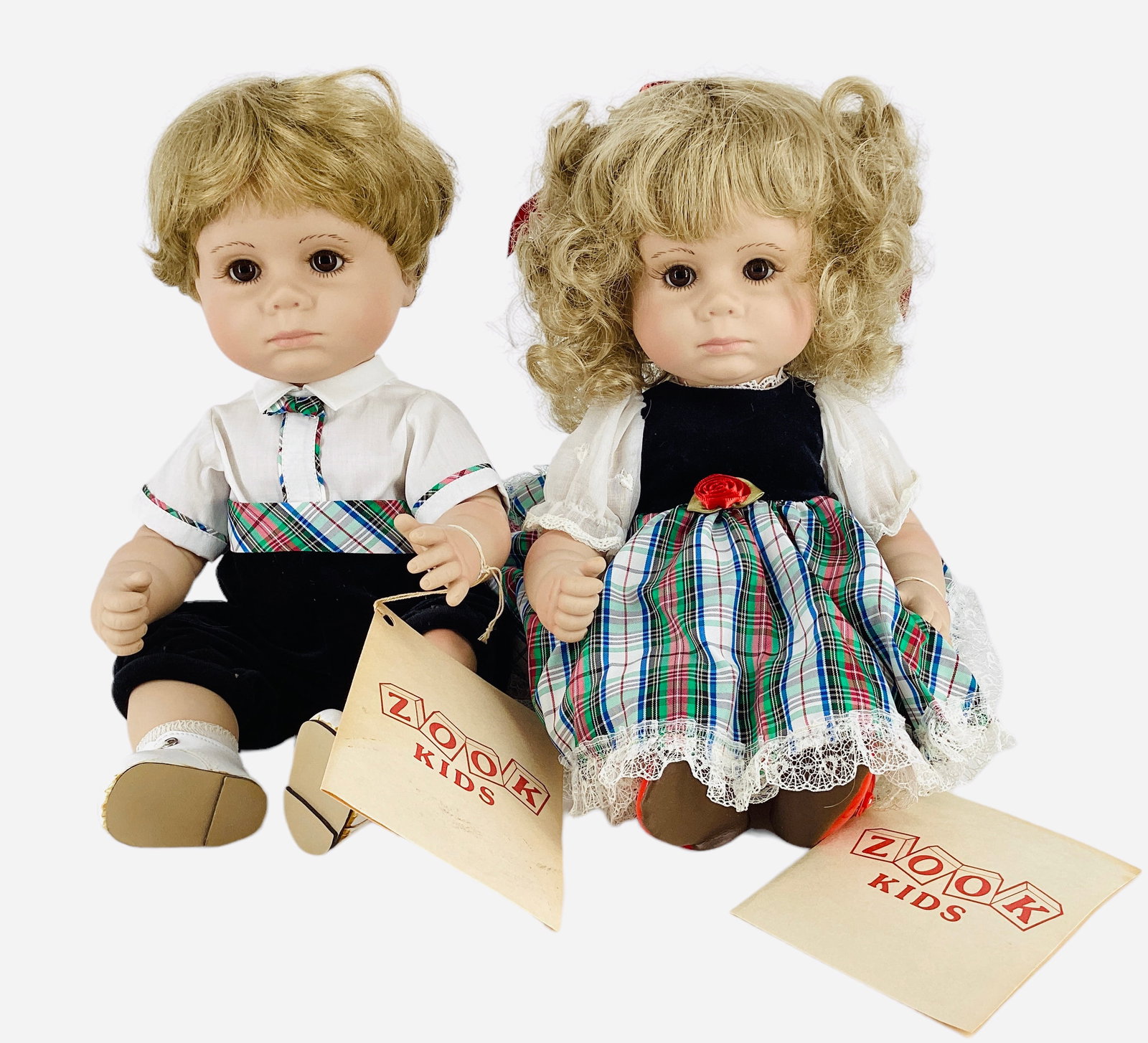 Pair Johannes Zook Kids "Christmas Love" boy and girl. (1 of 2)