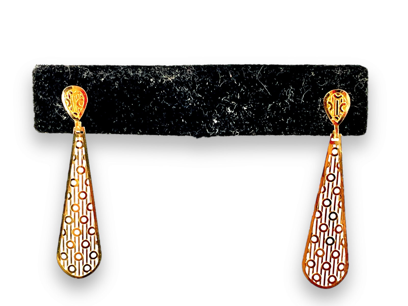 14kt Yellow Gold Dangle Earrings (1 of 4)