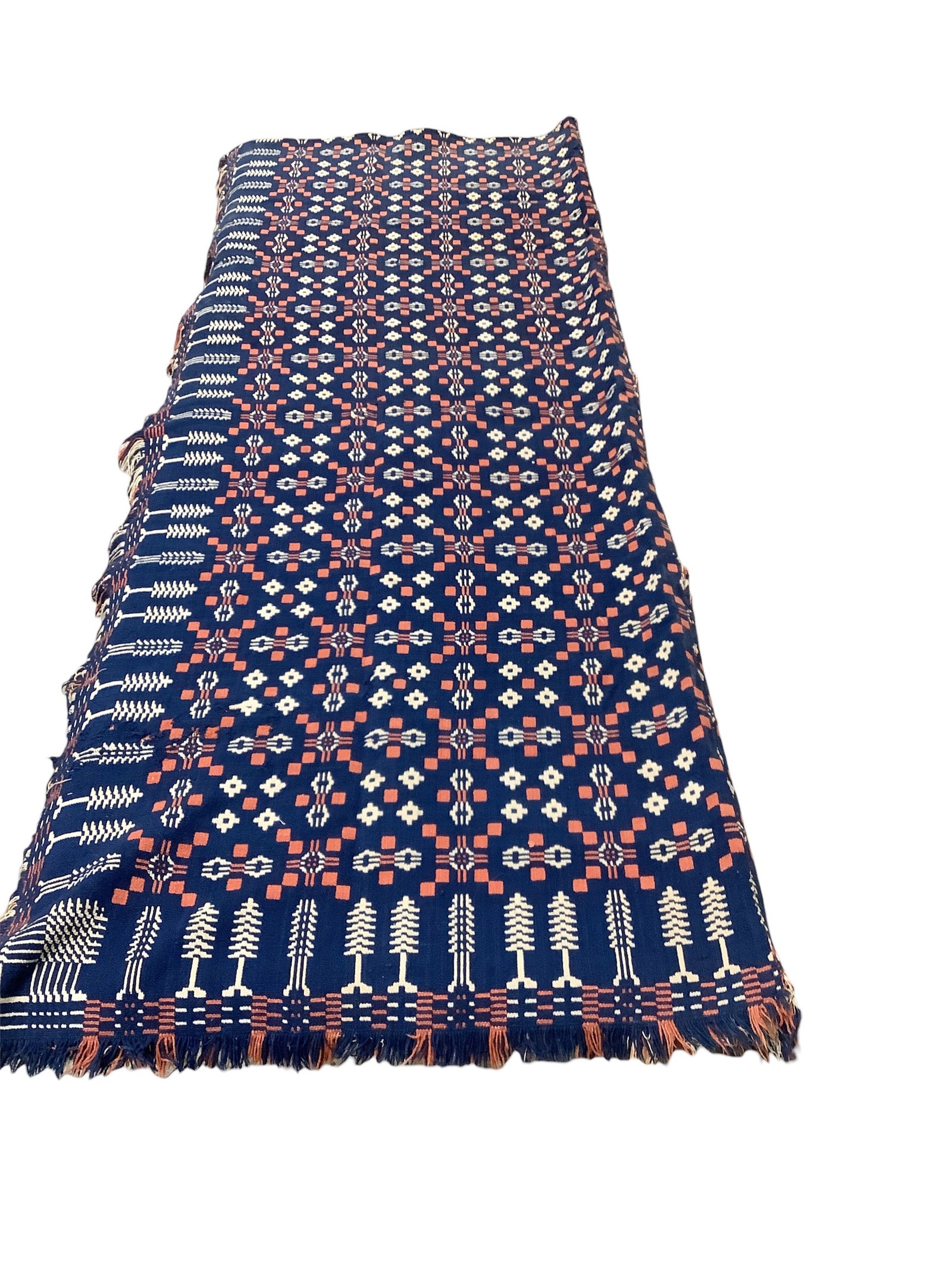 Vintage Woven Coverlet (1 of 5)