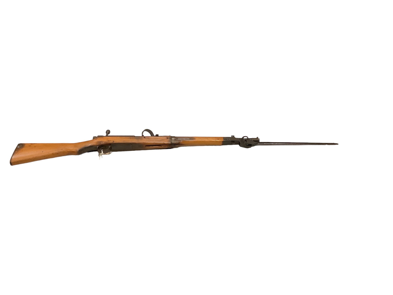 Japanese Arisaka Model 99 7.7 x 58 Caliber Bolt Rifle SN: 39696: Japanese Arisaka Model 99 7.7 x 58 Caliber Bolt Rifle SN: 39696Mum, bolt stamped 700, including sling and bayonet stamped 528By bidding on this lot buyer accepts responsibility of knowledge of State a