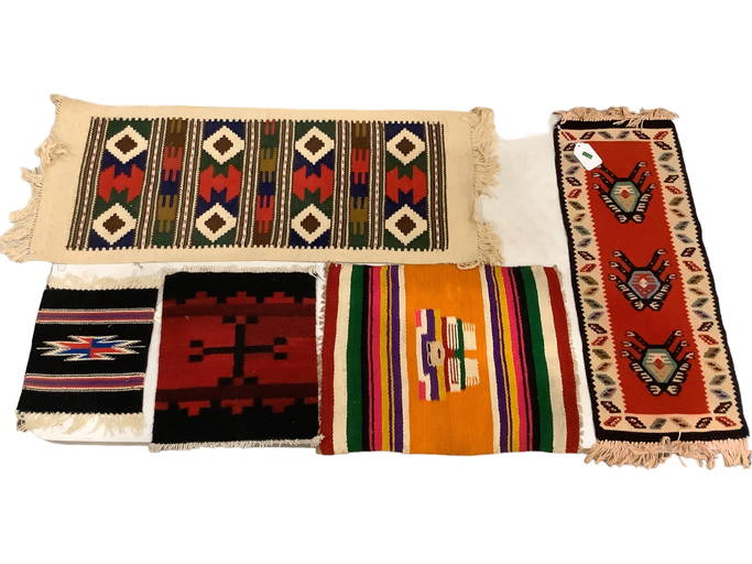 (5) American Indian Style Rugs