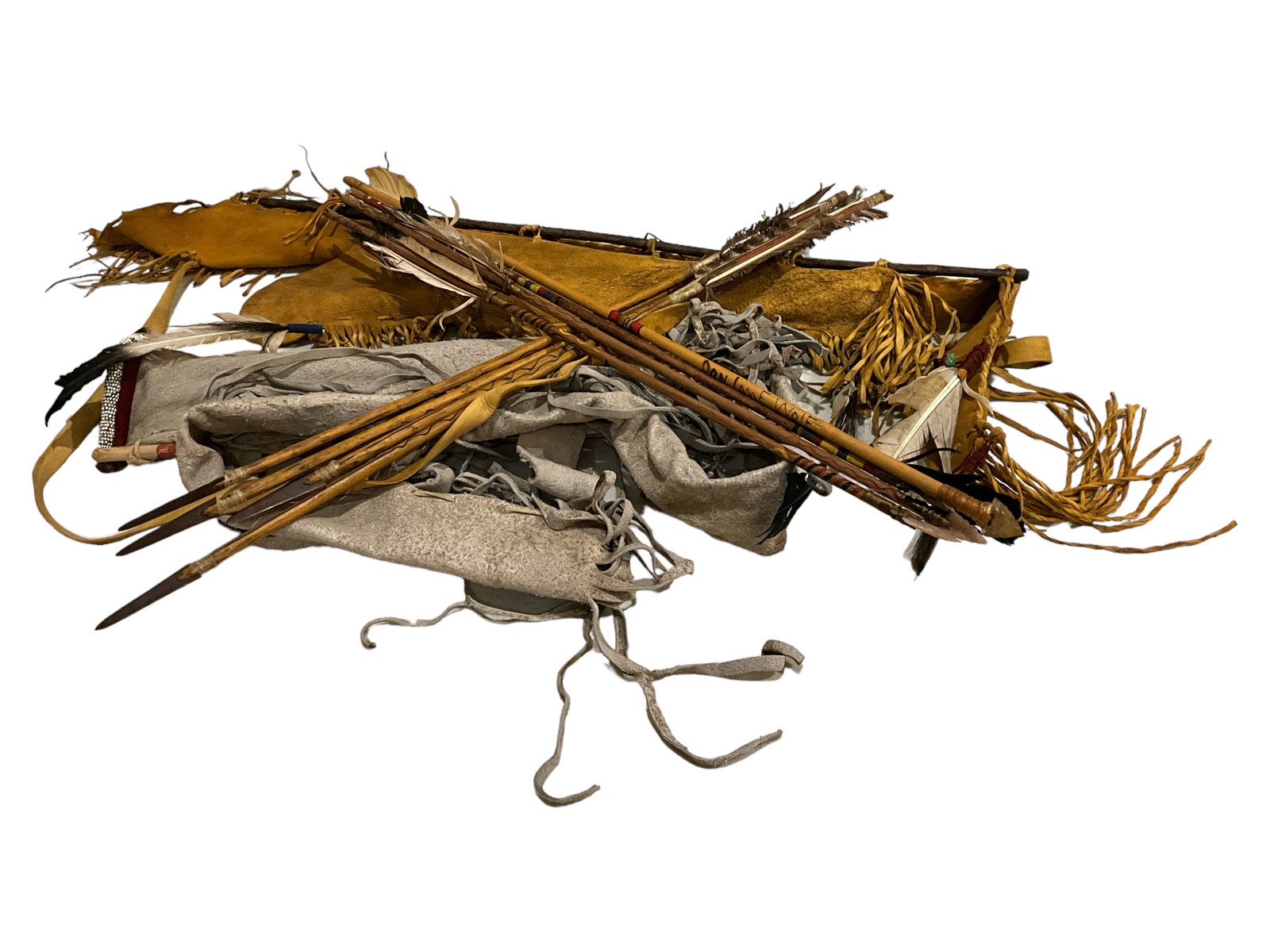 American Indian Quivers & Arrows: American Indian Quivers & Arrows Age is uncertain.