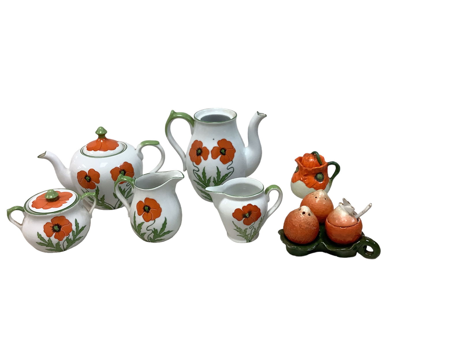 Hand Painted Porcelain Coffee & Tea Set (1 of 1)