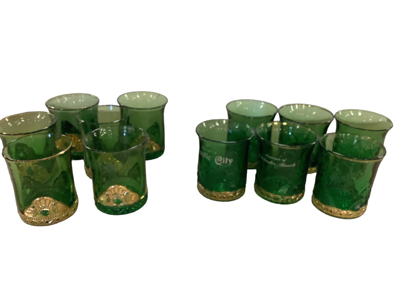 Collection of Colorado Green Emerald Glassware (1 of 3)