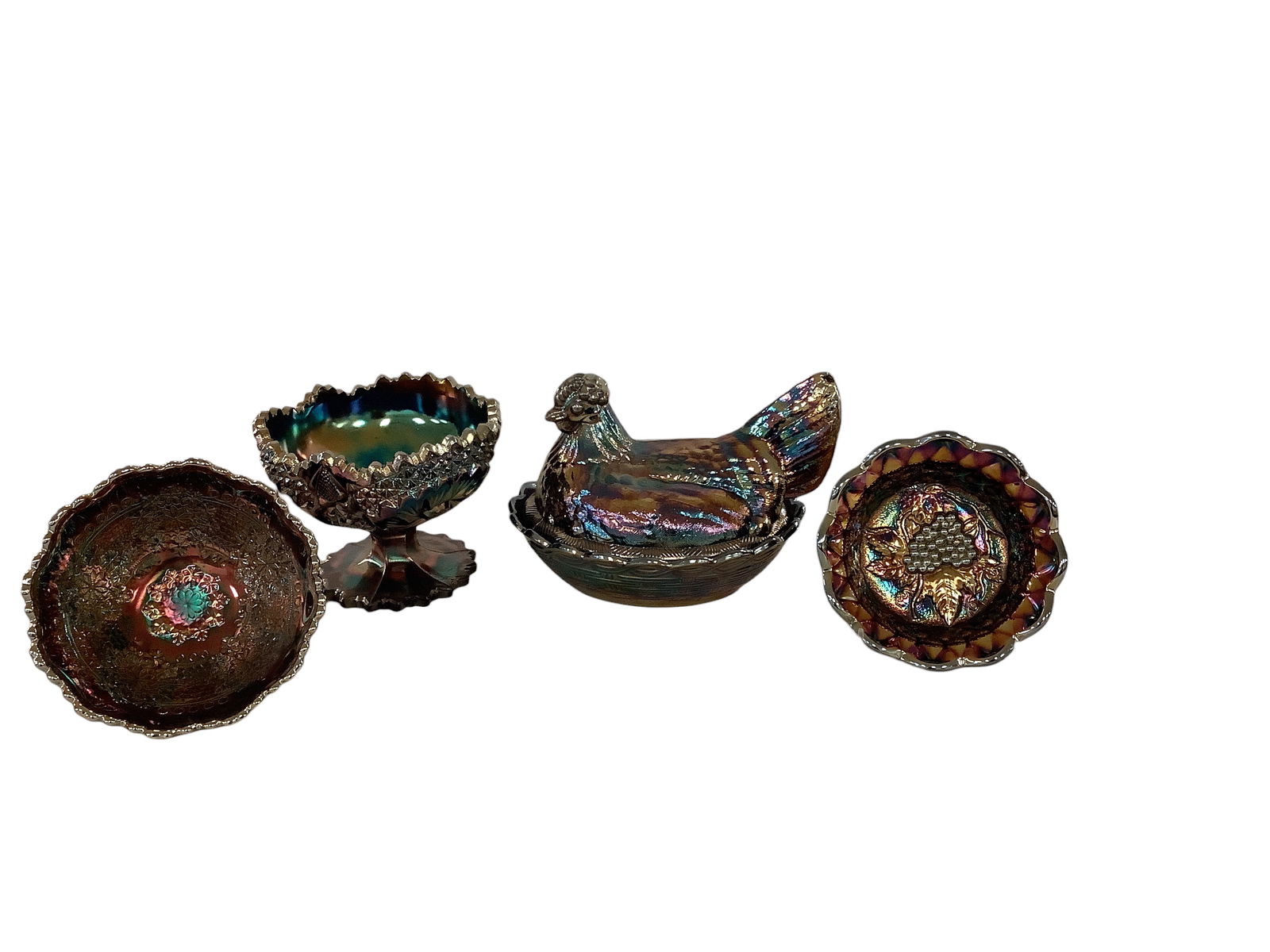 Fenton Amethyst Carnival Glass (1 of 4)