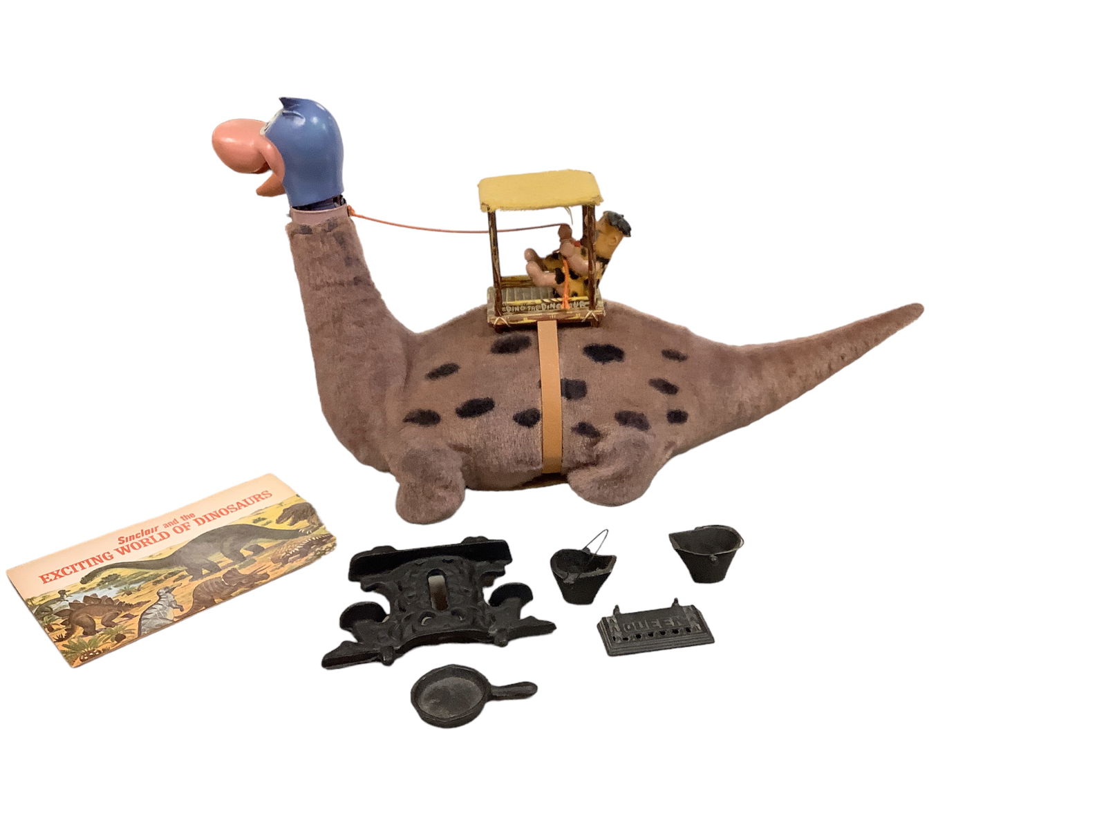 Vintage Marx Fred Flintstone Riding Dino the Dinosaur, and More (1 of 4)