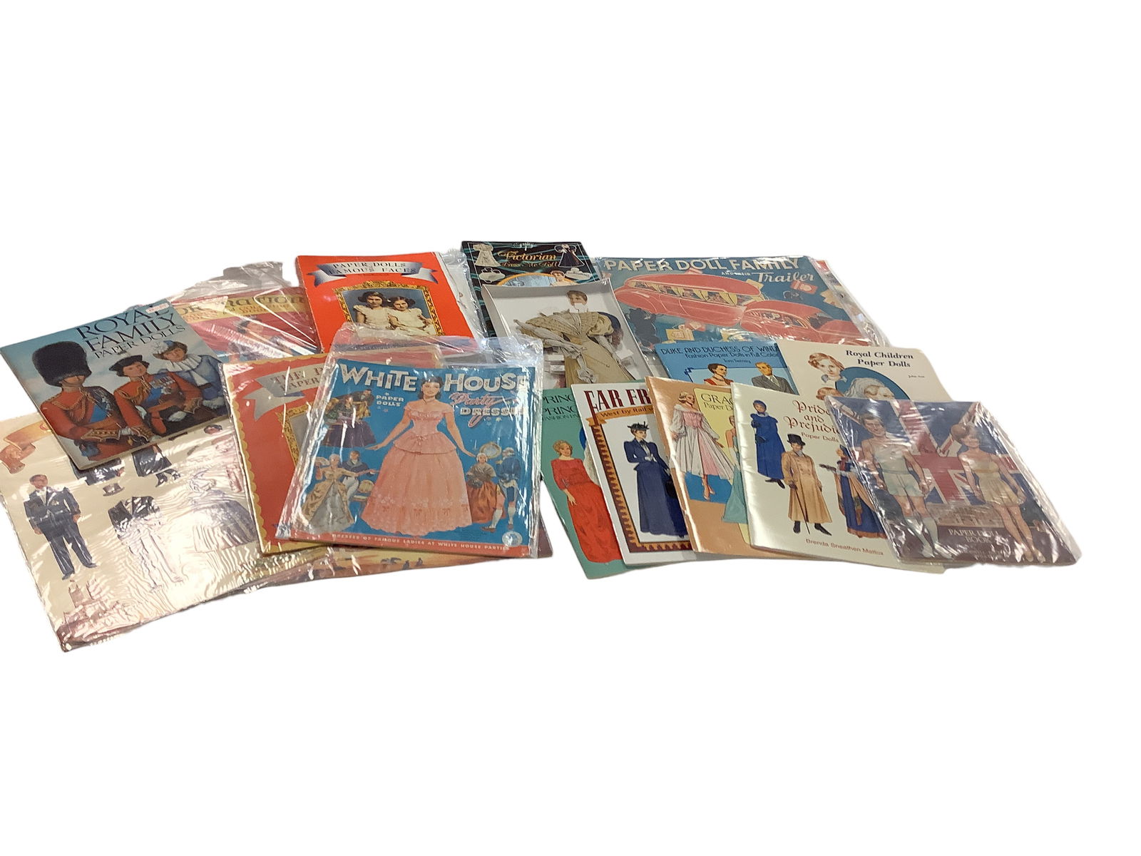 Vintage and Modern Royal Family & High Society Paper Doll Sets (1 of 1)