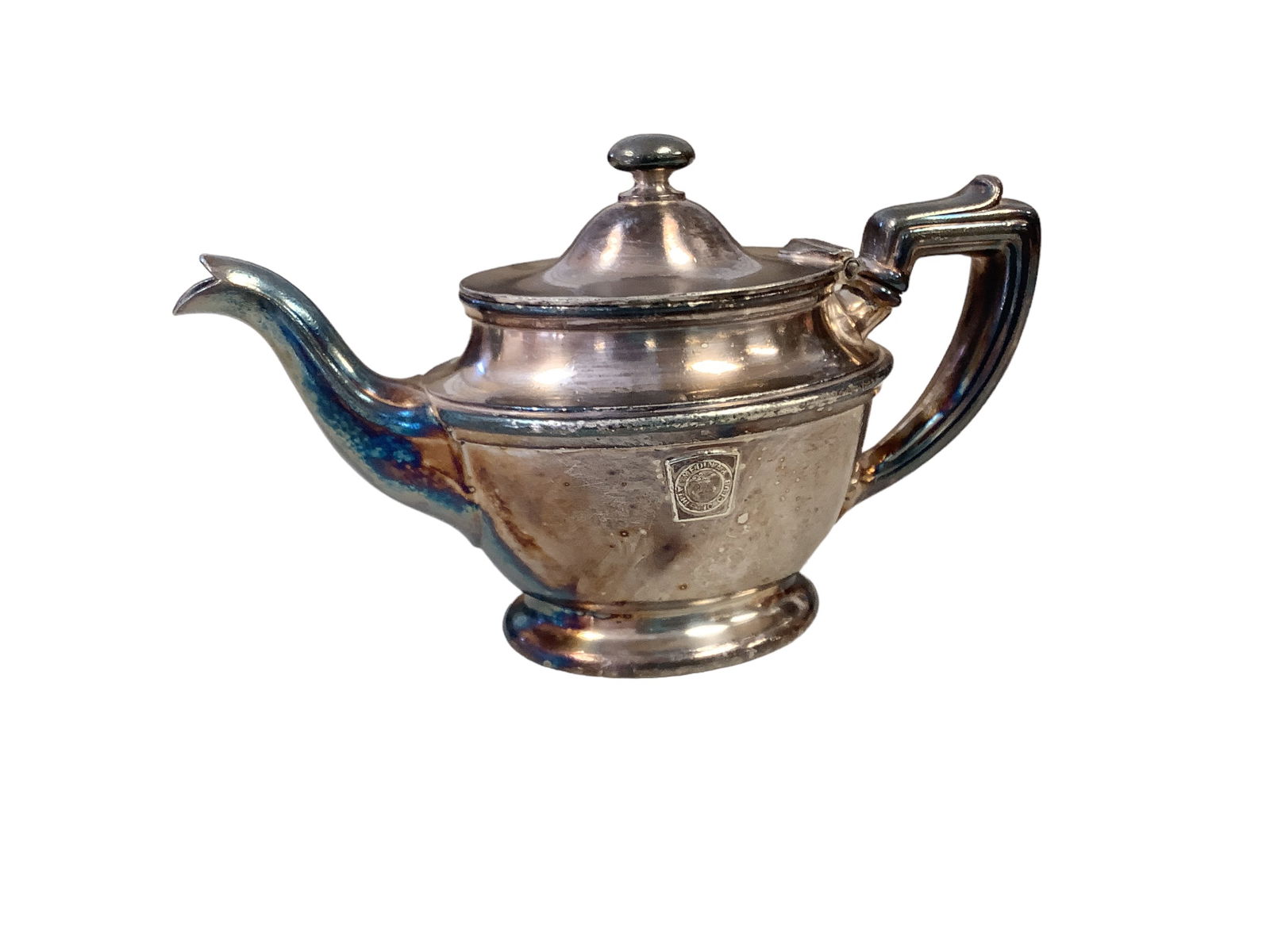 Vintage Gorham Silver Soldered Tea Pot (1 of 4)