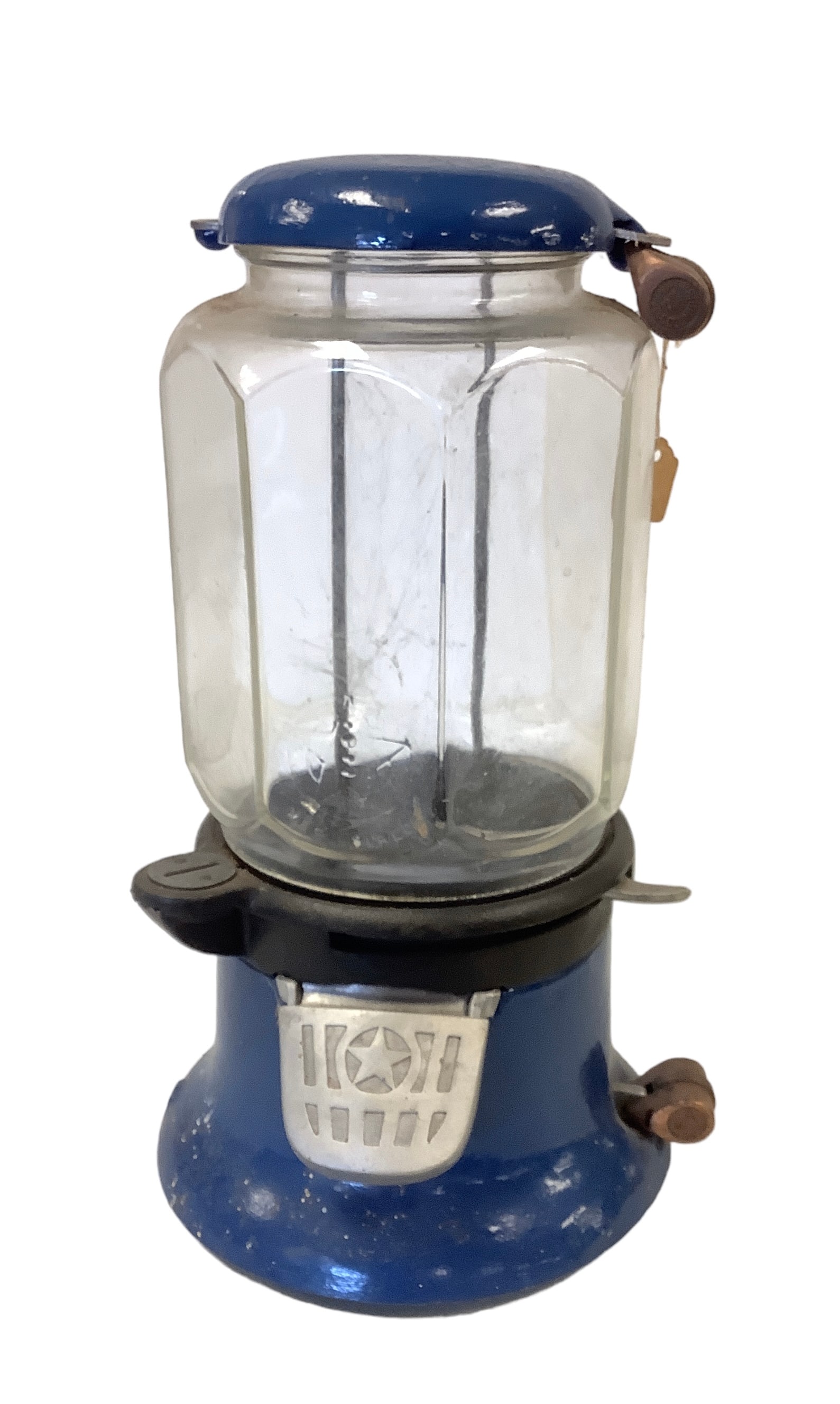 Antique Columbus Coin Operated Peanut Dispensing Machine (1 of 4)