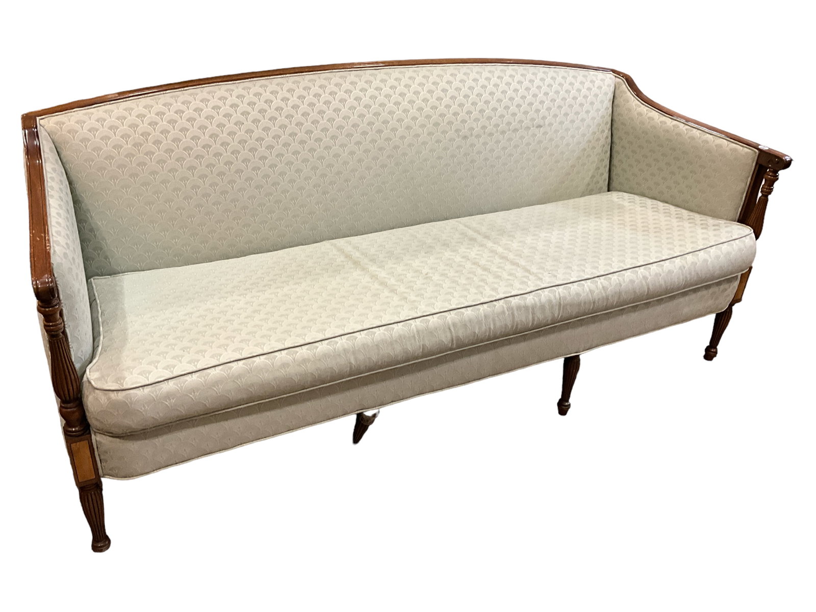 Sheraton Style Sofa 76 in. Wide: Sheraton Style Sofa With inlay. 76 in. Wide