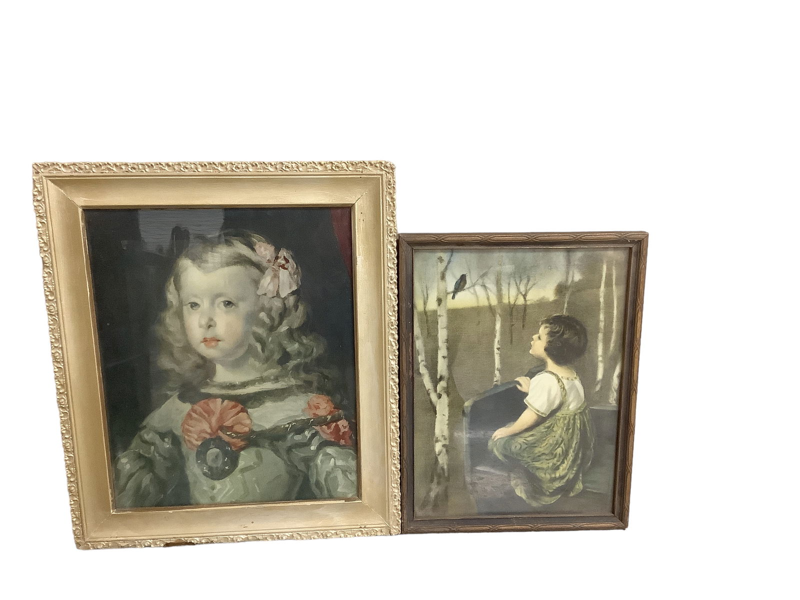 Framed Prints, "Spring Song" and Young Victorian Girl (1 of 3)