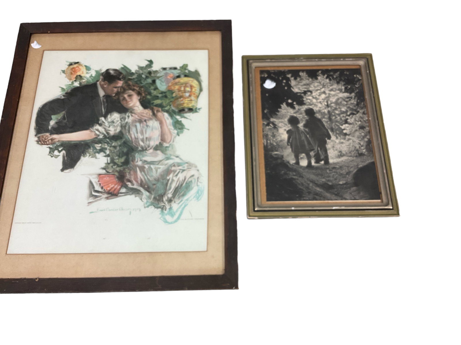 (2) Vintage Framed Photos. (1 of 3)