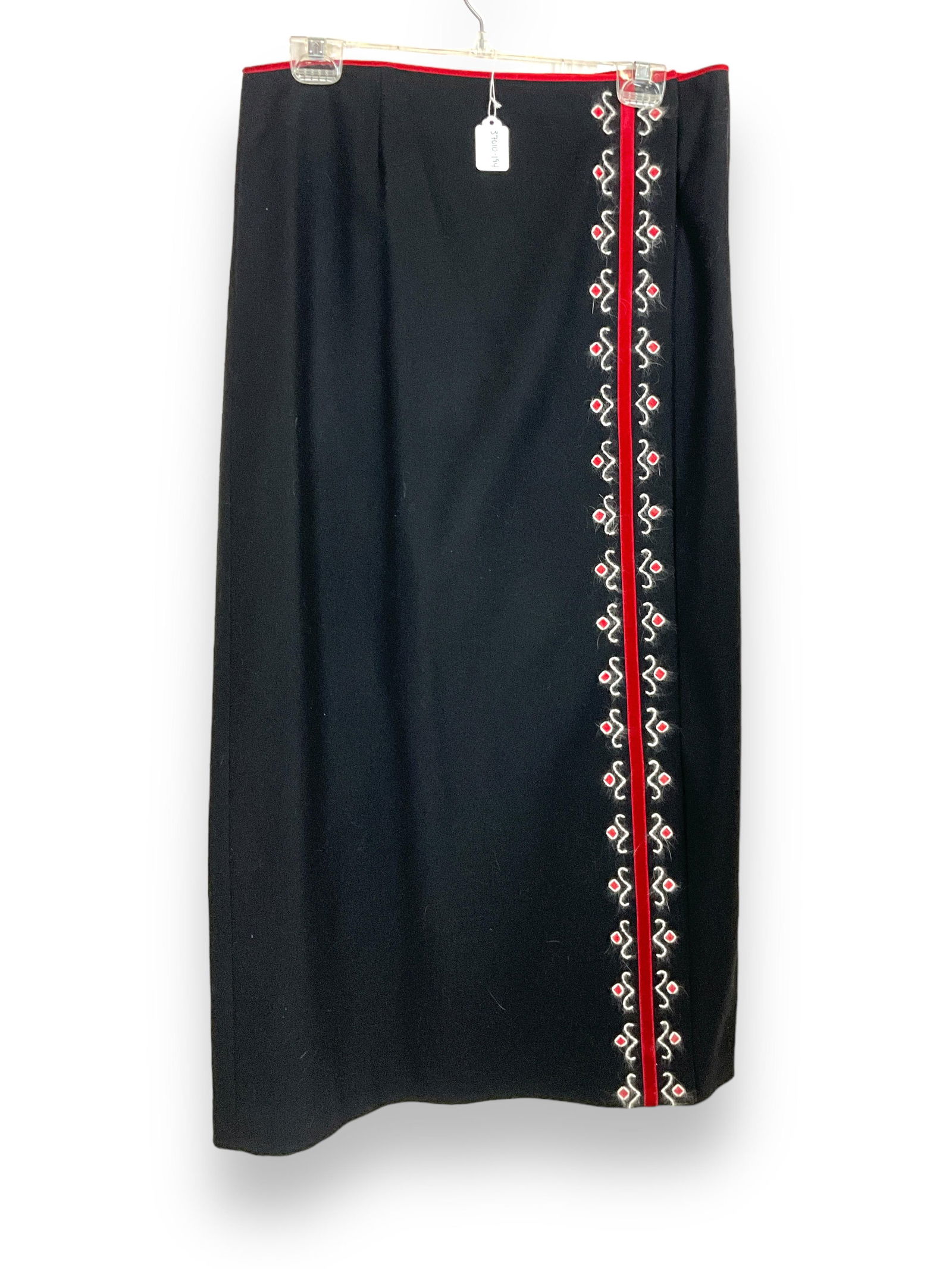 Vintage NWT, Beautiful Wool/Cashmere Lined Skirt with Embellishment Tagged "Ann Taylor" (1 of 9)