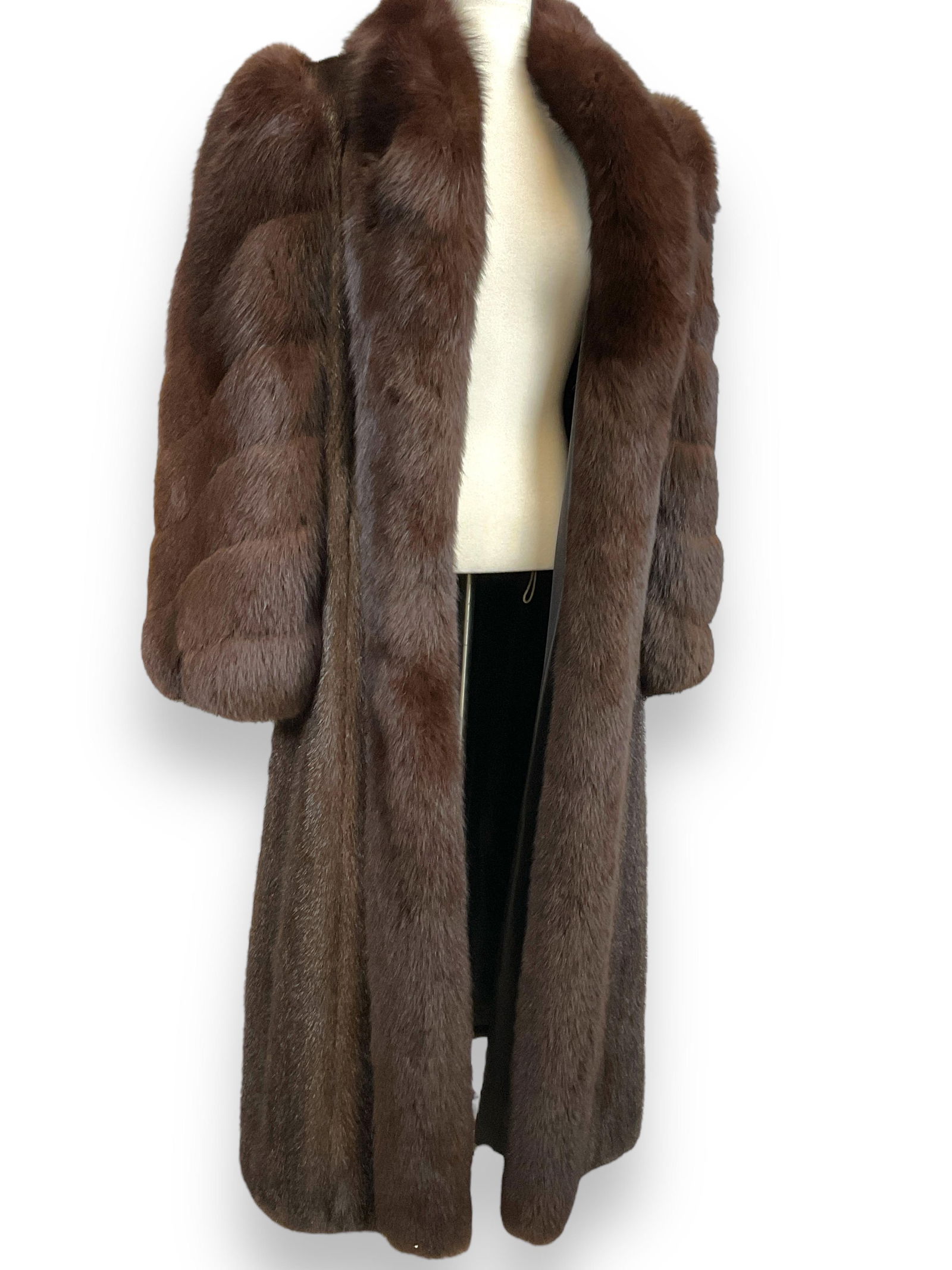 Pretty Chocolate Mink & Fox Fur Coat from Rosendorf Evans (1 of 8)