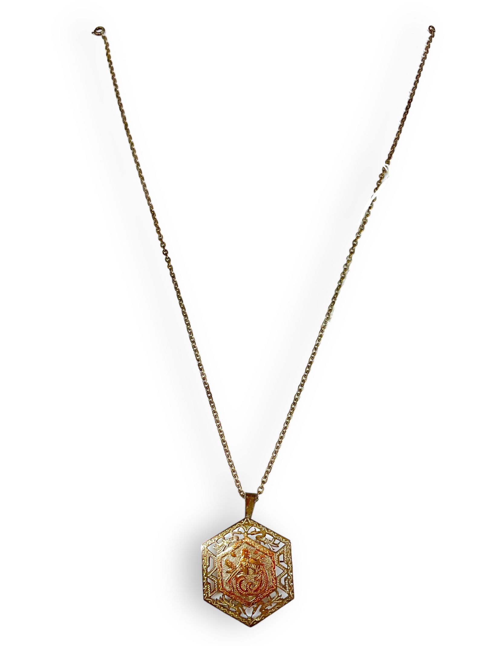 Vintage Silver Pin/Pendant w/Bird Motif (1 of 6)