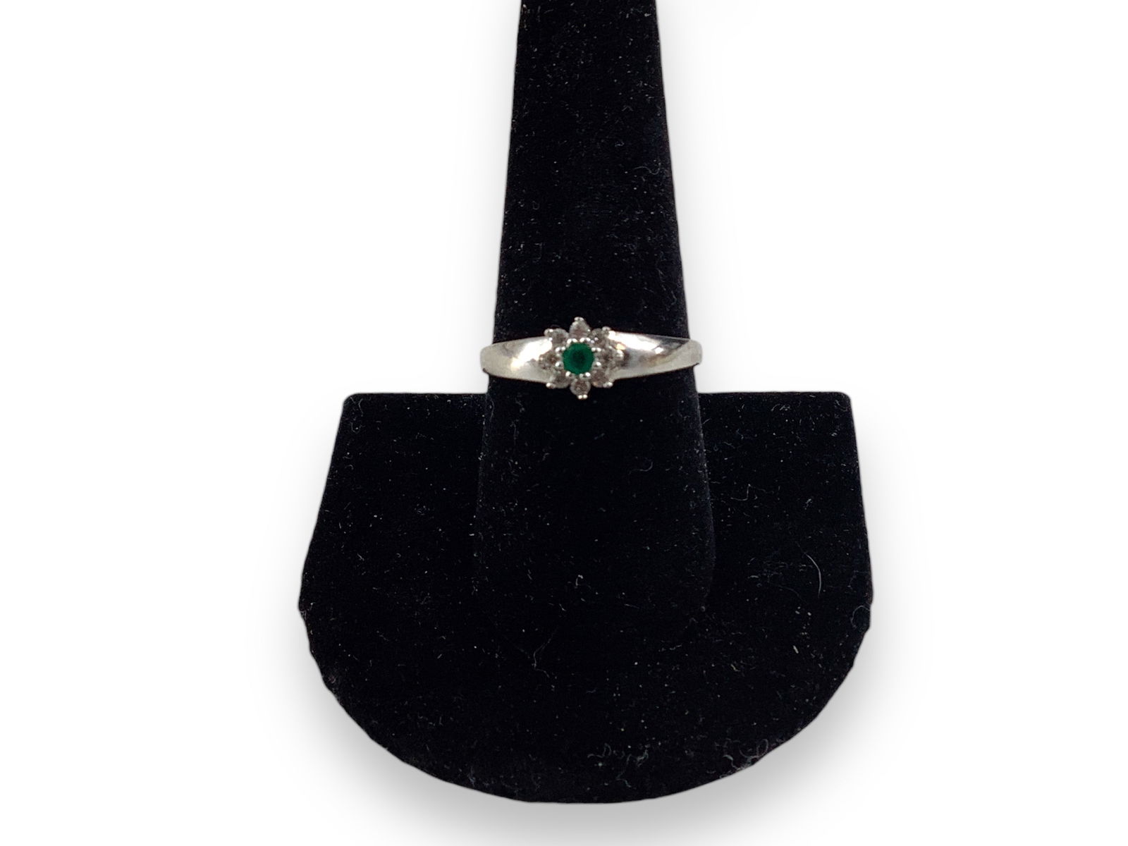 Modern 14kt White Gold Dinner Ring (1 of 4)