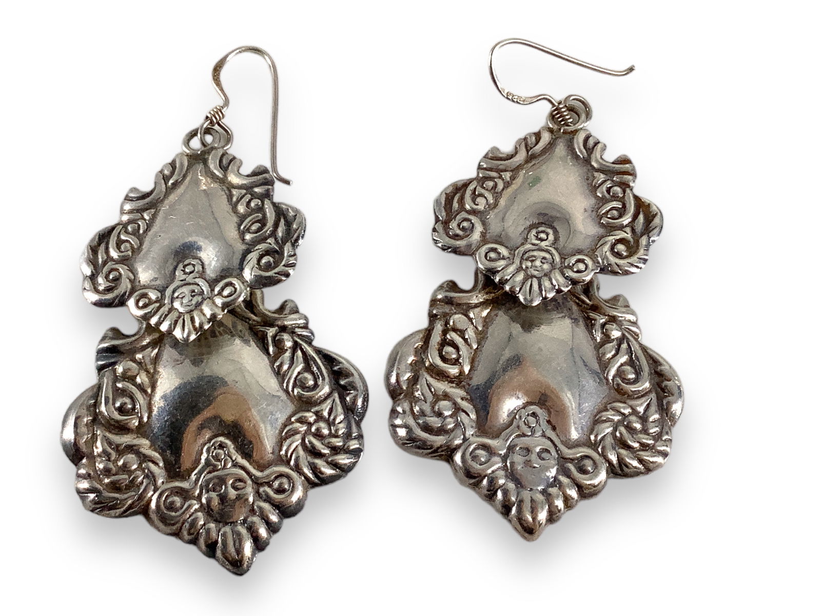 Pair of Sterling Silver Dangle Earrings (1 of 3)