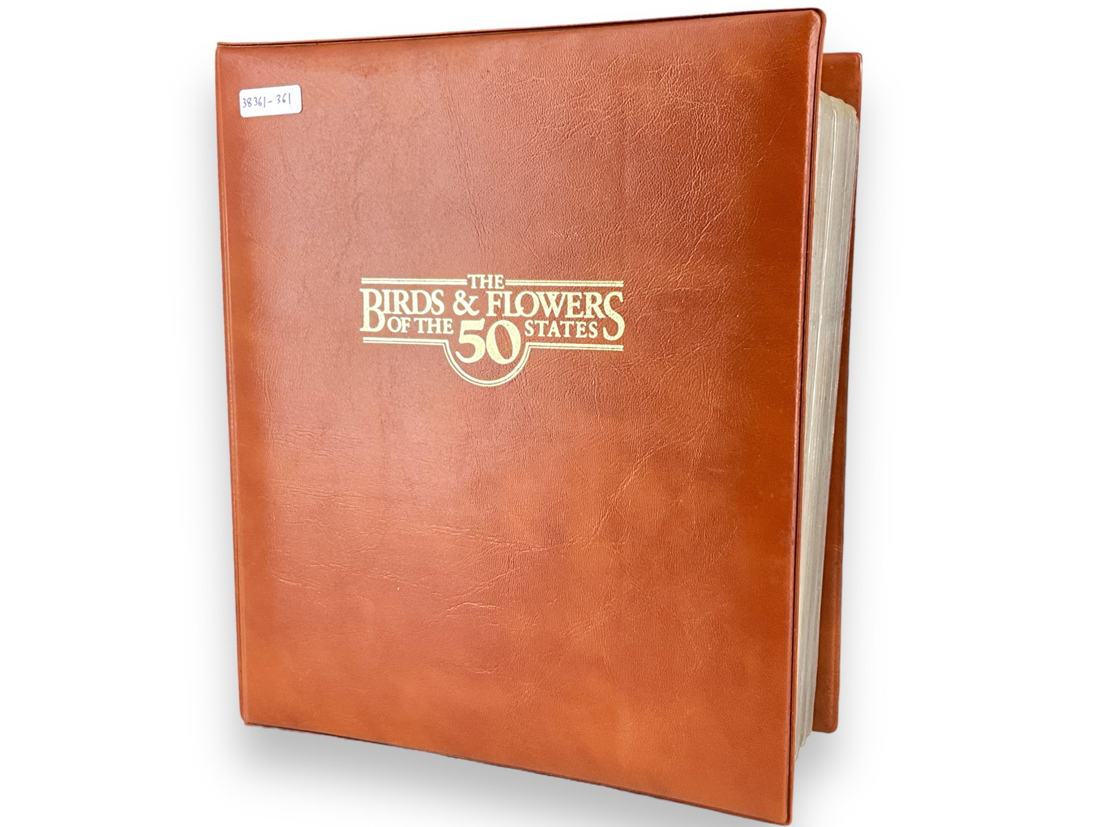 Birds and Flowers of the 50 States Album with Covers from Fleetwood: Birds and Flowers of the 50 States Album with Covers from Fleetwood Circa 1982, first day of issue stamps and covers on informational panels with associated artwork. Album from Fleetwood. 50 States Bi