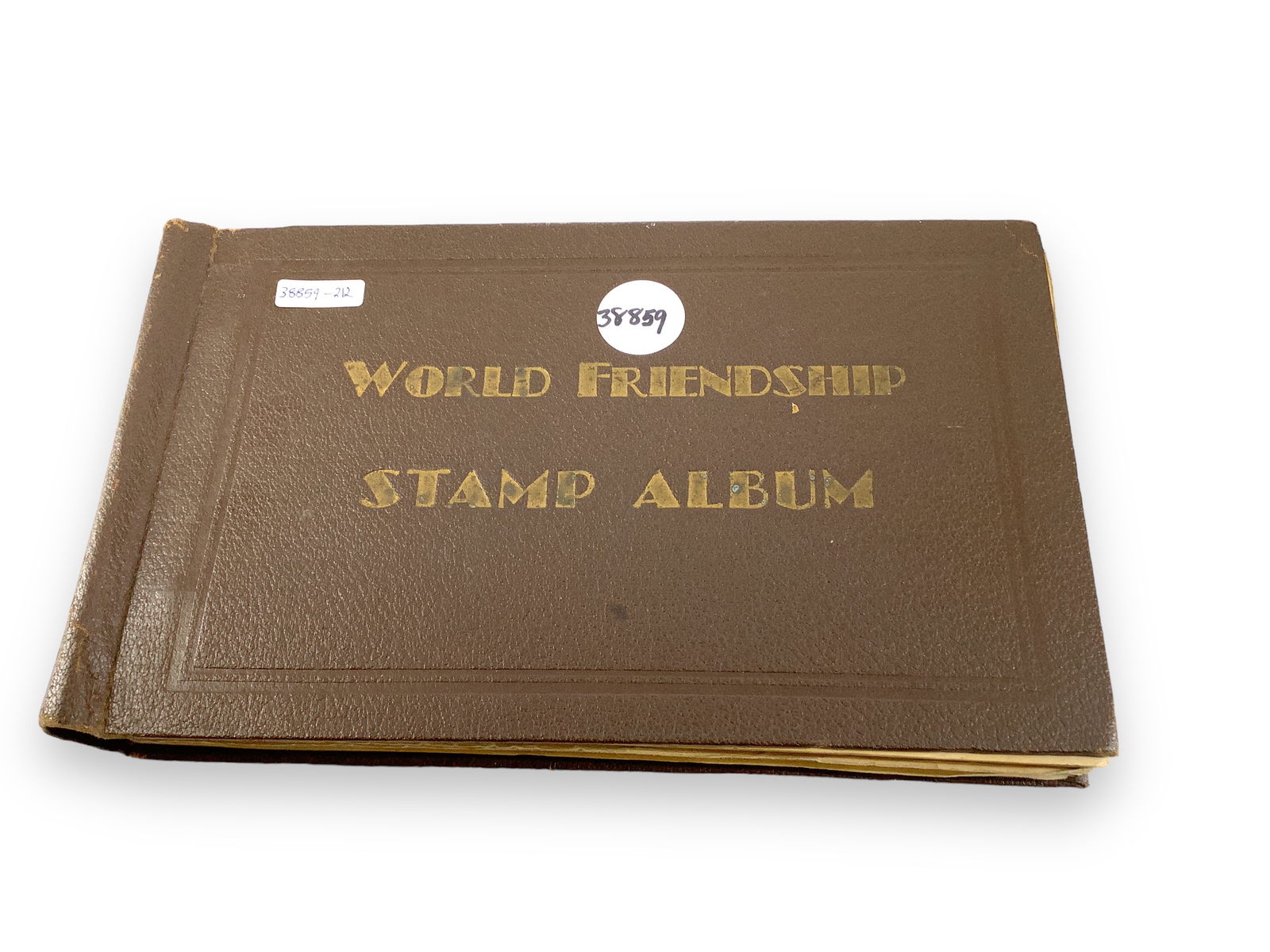 Vintage World Friendship Stamp Album with Contents (1 of 2)