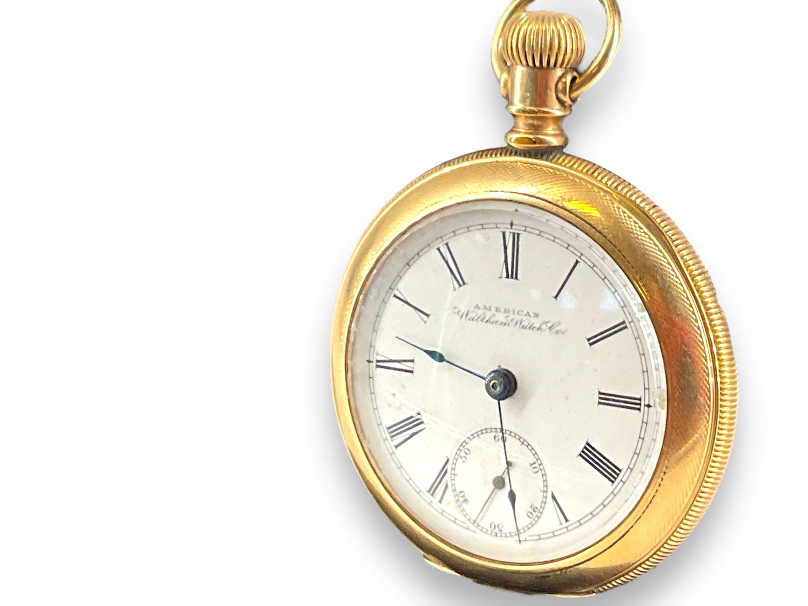 American Waltham Pocket Watch with 14kt Gold Case (1 of 5)