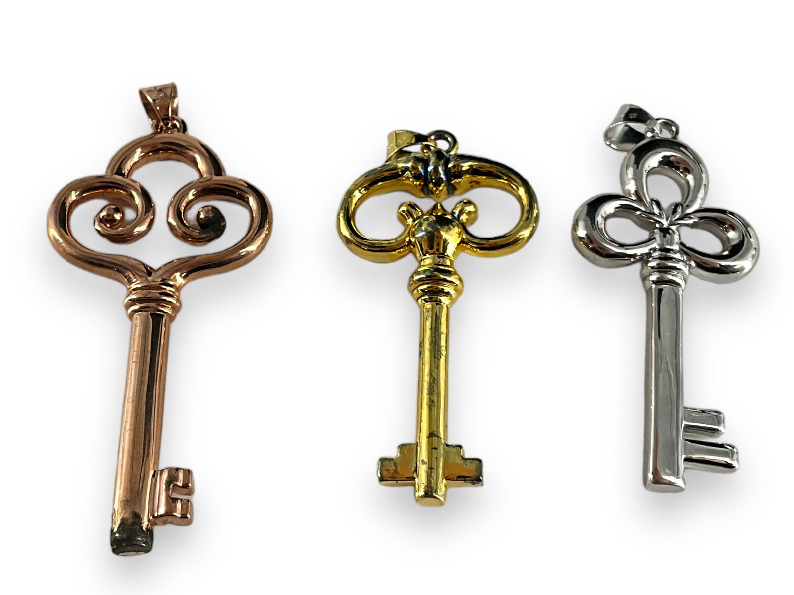 Sterling Silver Key Pendants (1 of 9)