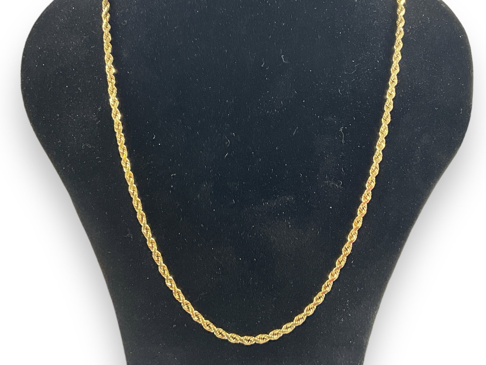 14K 22" Rope Chain (1 of 4)