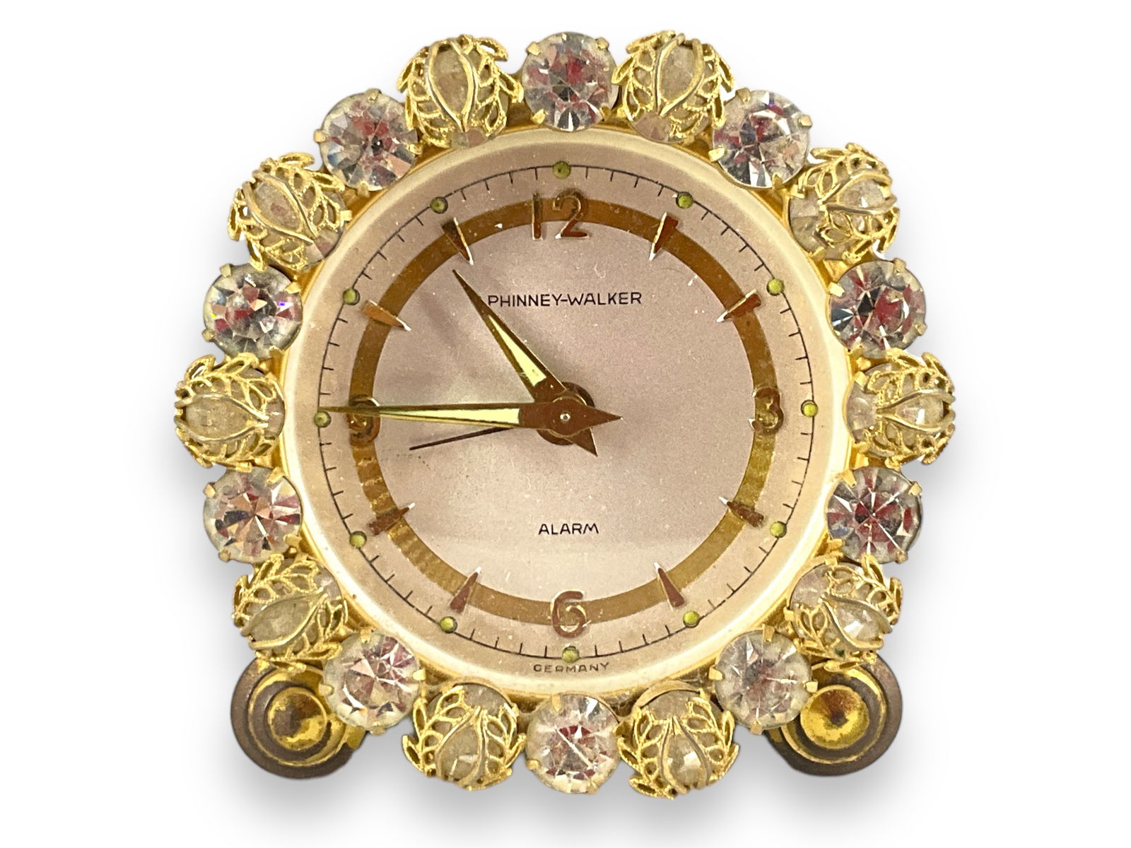 Vintage Rhinestone Desk Clock (1 of 5)