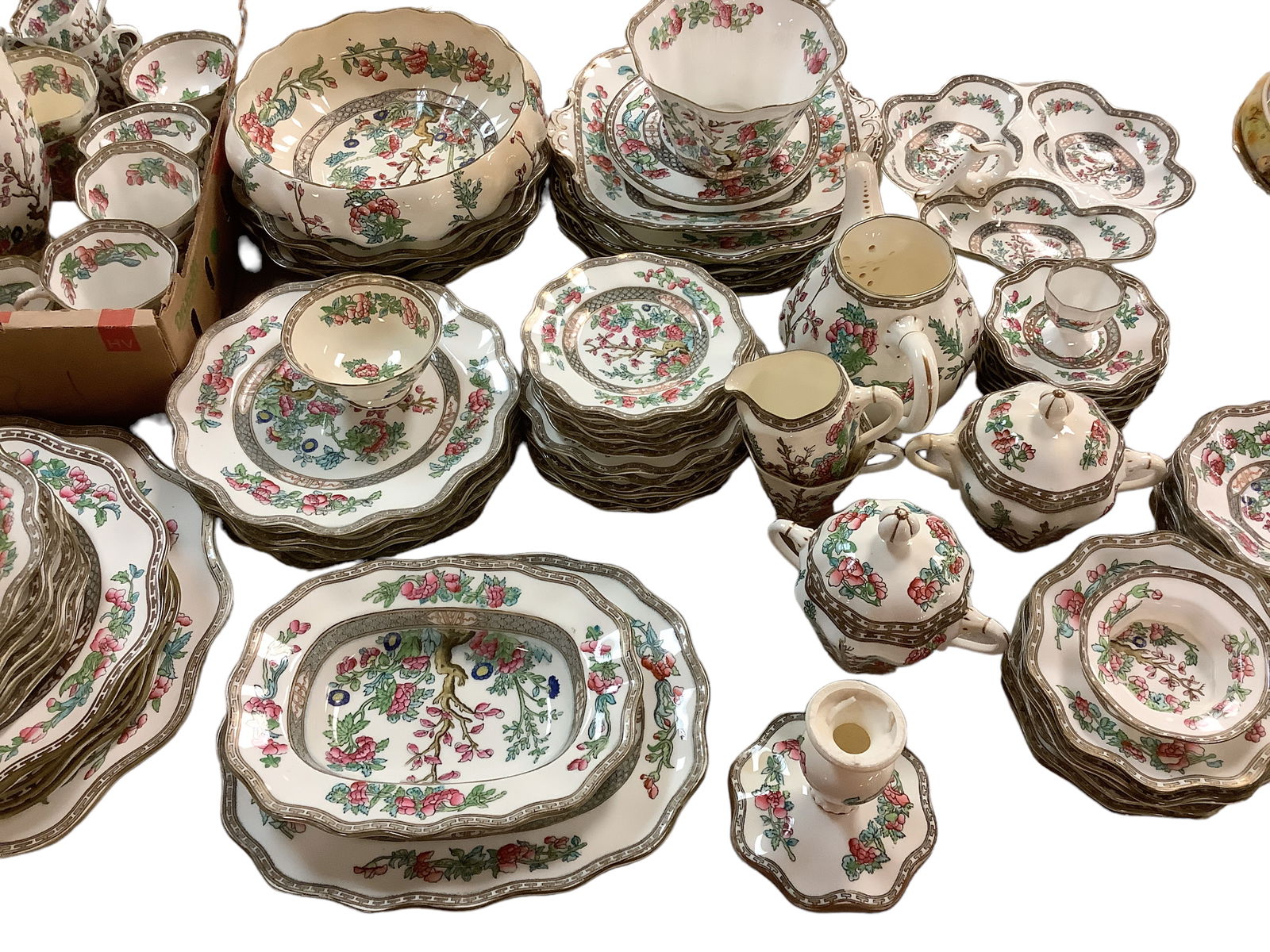 Coalport China Indian Tree (103) Pieces ***No In-House Shipping***