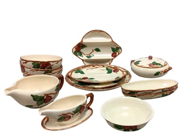 (14) Piece Franciscan Apple Serving Dishes ***No In-House Shipping***