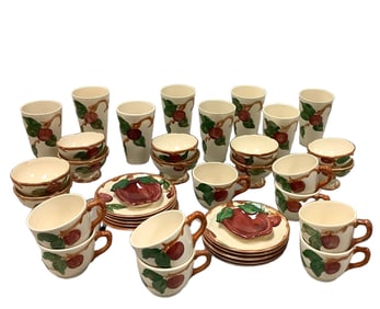 (39) Piece Franciscan Apple Dishes ***No In-House Shipping***