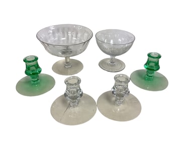 Heisey Lot of (4) Items