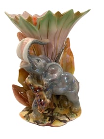 African Elephant Vase Vase 12 in. (30.5 cm.)