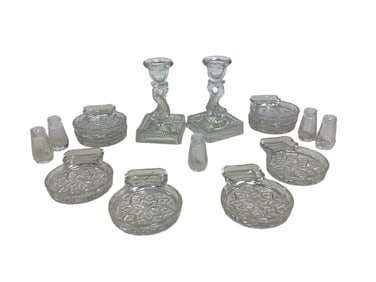 Box Lot of Items, Some Imperial and Fostoria